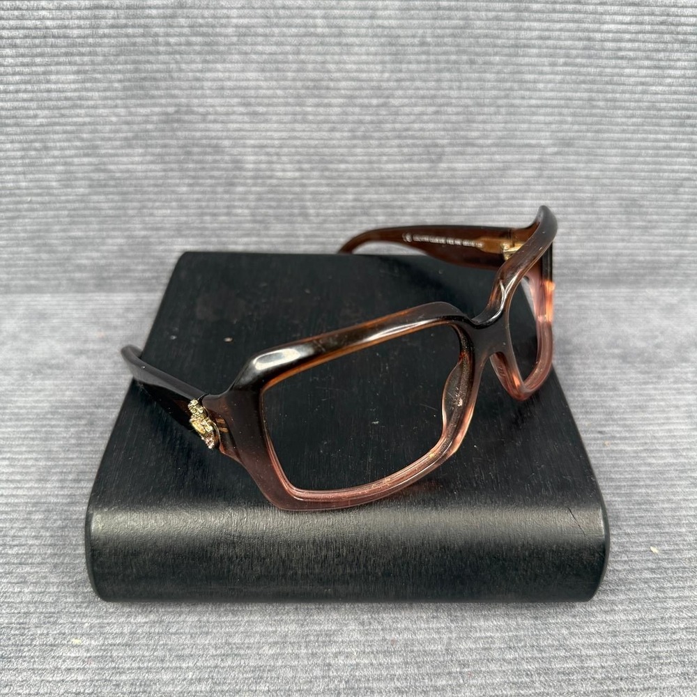 Peace Love Juicy Couture Country Club Eyeglass Frames Brown Gradient Square L
